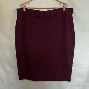 Universal Standard Cotton Modal Stretch Jersey Pull-on Pencil Skirt